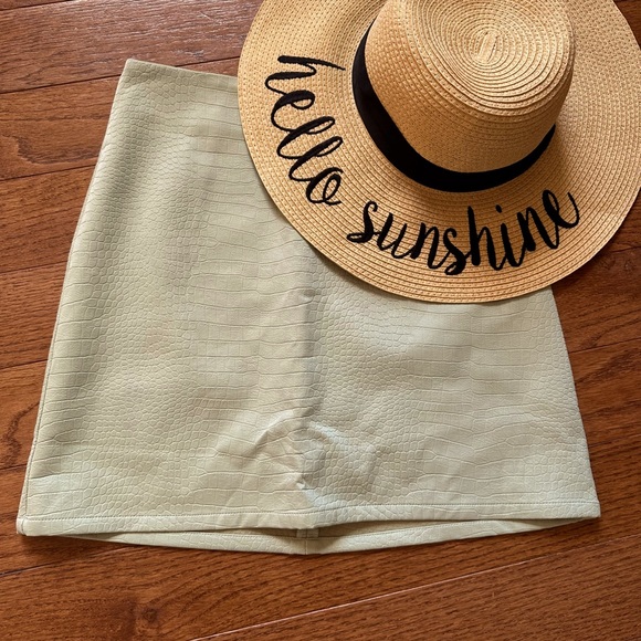 Nanamacs mint textured skirt - Picture 1 of 11